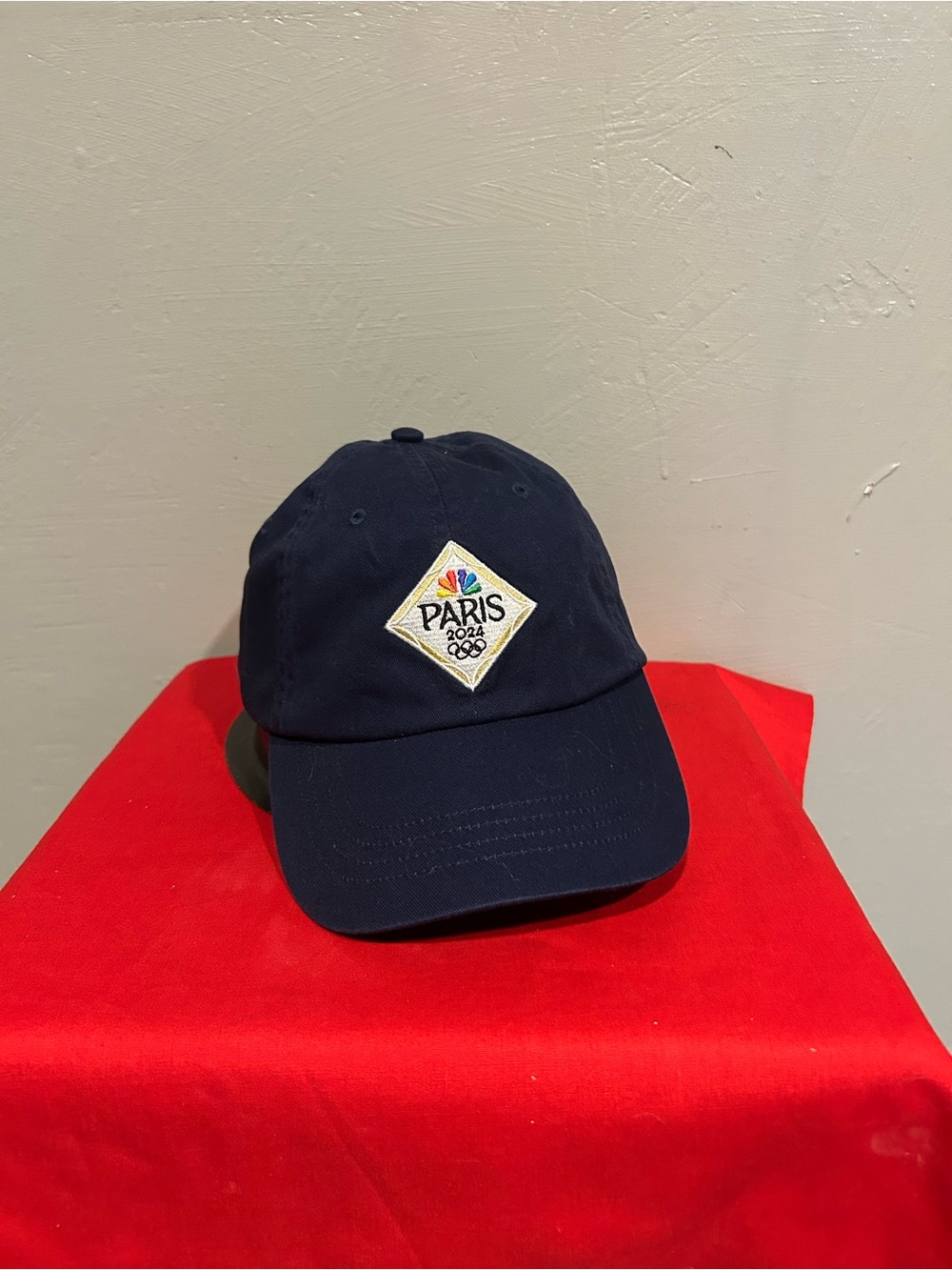 Polo by Ralph Lauren Navy Hat with Branded Label Paris 2024